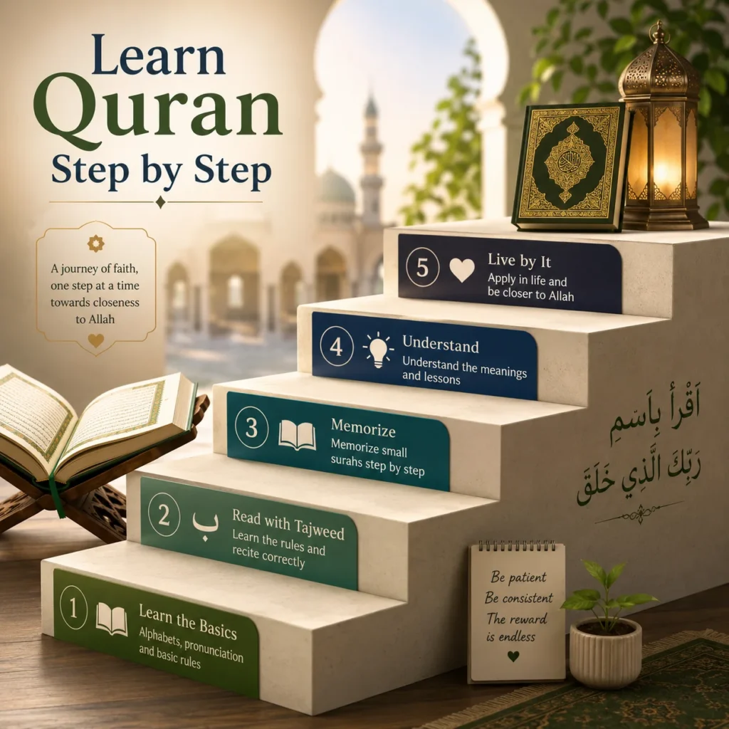 Quran step by step