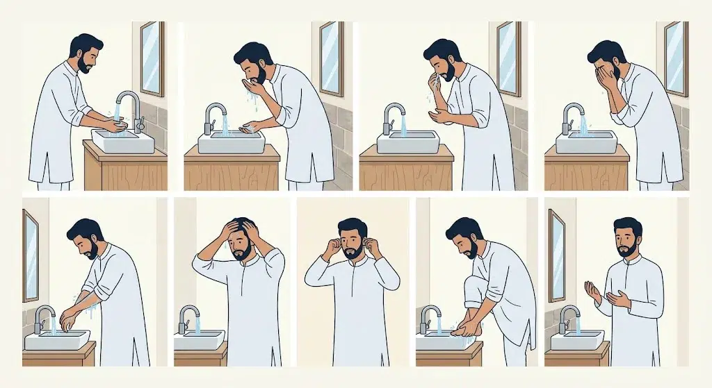 How to Perform Wudu: A Step-by-Step Guide for Beginners Step-by-Step Wudu Guide